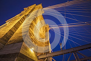 John A. Roebling Suspension Bridge in Cincinnati