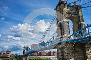 John A. Roebling Suspension Bridge, Cincinnati, Ohio