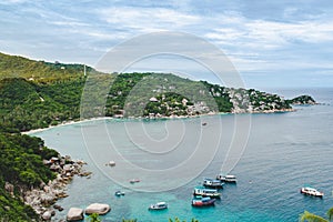 From John-Suwan view point at Koh Tao, Thailand