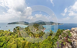 John-Suwan Viewpoint panorama in the south of Koh Tao photo