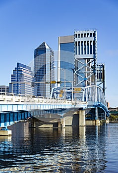 John T. Alsop Jr. Bridge in Downtown Jacksonville Florida photo