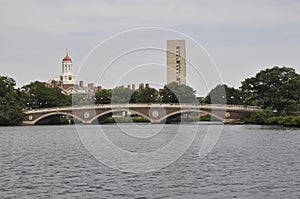 John W Weeks Bridge over Charles river in Massachusettes State of USA