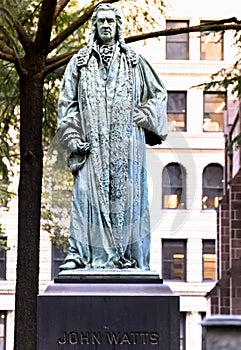 John Watts statue in New York, USA photo