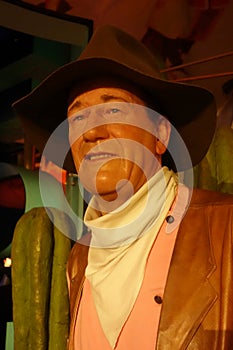 John Wayne Wax Figure