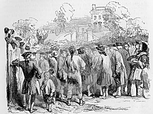 John Wesley preaching