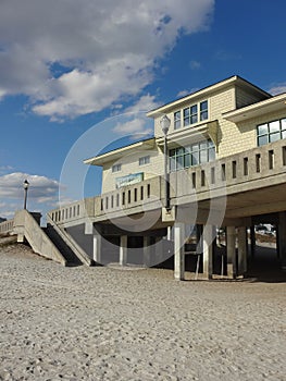 Johnnie Mercer`s Fishing Pier in Wrightsville Beach, North Carolina