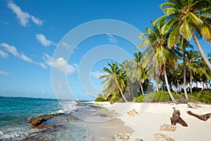 Johnny Cay on the reef of San Andres Island, Colombia