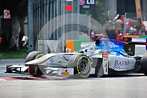 Johnny Cecotto racing in Singapore GP2 2012