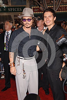 Johnny Depp,Orlando Bloom