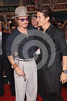 Johnny Depp,Orlando Bloom