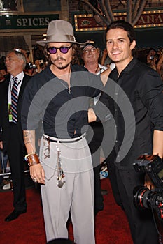 Johnny Depp,Orlando Bloom