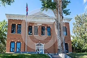 Johnson County Courthouse Italiante building in Buffalo, Wyoming, USA photo