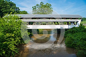 Johnson Covered Bridge in Fairfield County, Ohio photo