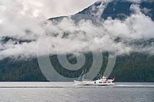 Johnstone Strait Fishing Boat Vancouver Island