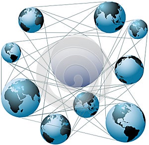 Collegare La terra mondi il tuo a livello globale rete 