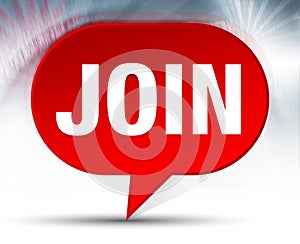 Join Red Bubble Background