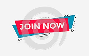 Join now button. join now icons sign. join now. web button