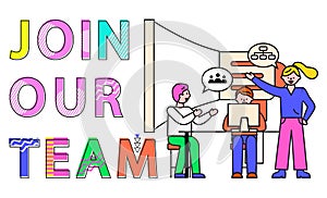 Join Our Team, Teamlead with Workers in Office