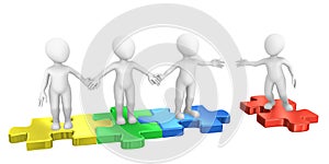 Join to our team! Teamwork concept.