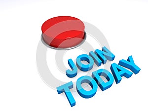 Join today button on white