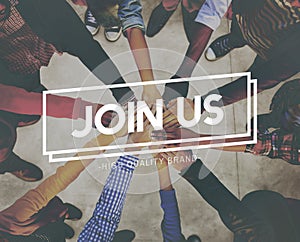 Join Us Apply Hiring Membership Recruit Team Concept photo