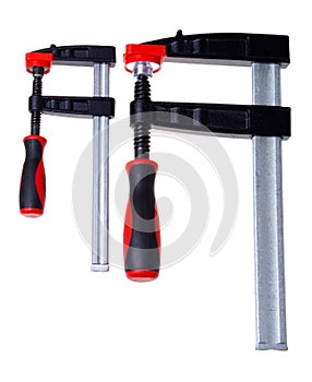 Joiner Clamp (wood tools) isolated