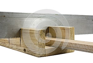 Joiner's accessories a saw and stuslo.