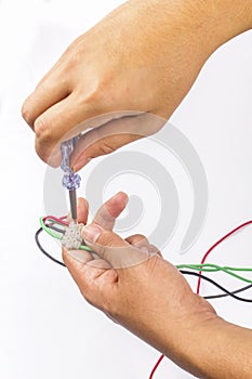 Joint cable using connector