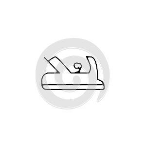 Jointer thin line icon. jointer linear outline icon