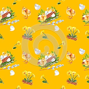 Jointless pattern of Easter Theme