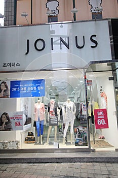 Joinus shop in South Korea