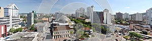 .Joinville in Santa Catarina urban city blue sky panoramic photo