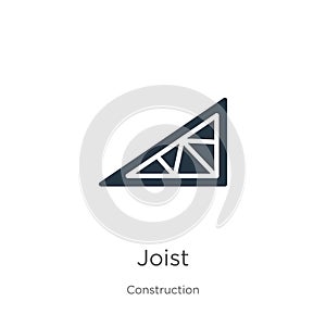 Joist icon vector. Trendy flat joist icon from construction collection isolated on white background. Vector illustration can be