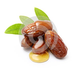 Jojoba oil on seeds isolated