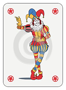 Joker playing card