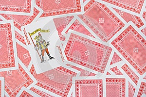 Joker on playing cards