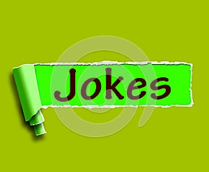 Jokes Word Means Humour And Laughs On Web