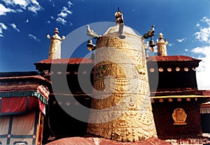 Jokhang temple corner photo