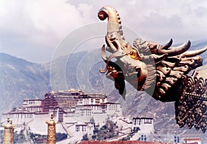 Jokhang temple corner