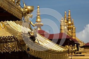 Jokhang Temple Fragment Lhasa Tibet