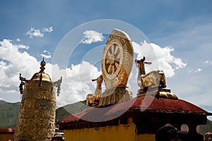Jokhang Temple Fragment Lhasa Tibet