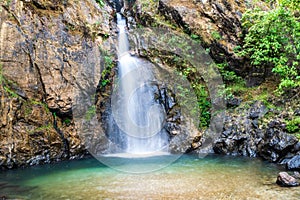 Jokkradin Waterfall at Thong Pha Phum National Park, Kanchanaburi, Thailand
