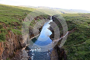 Jokulsa a Bru river