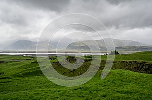 Jokulsa Loni landscape in Iceland
