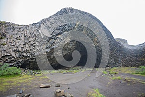 Jokulsargljufur National Park on a raining day, Iceland