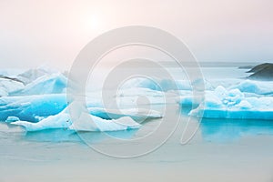 Jokulsarlon glacial lagoon, Iceland