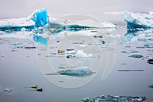 Jokulsarlon Glacial Lagoon in Island