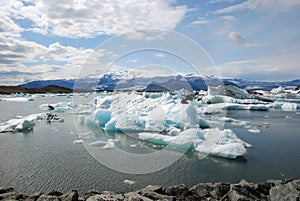 Jokulsarlon glacier and Glacier lagoon- Iceland