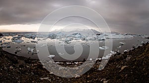 Jokulsarlon Glacier lagoon