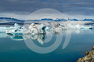 Jokulsarlon Glacier Lagoon in East Iceland